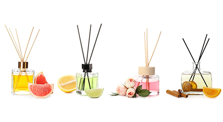 香りで作る企業ロゴ